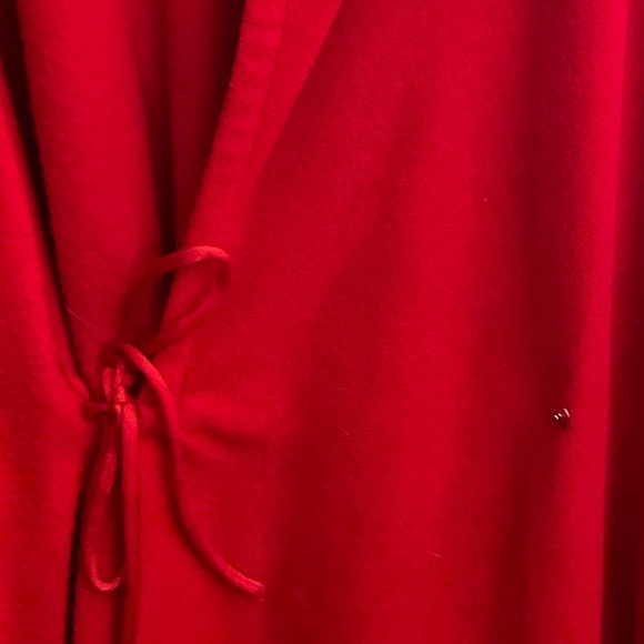 VTG dramatic Vanity Fair red robe medium - Picture 7 of 8